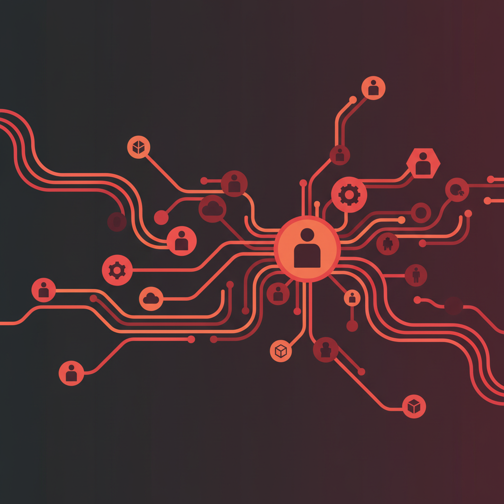 Digital representation of financial network growth
